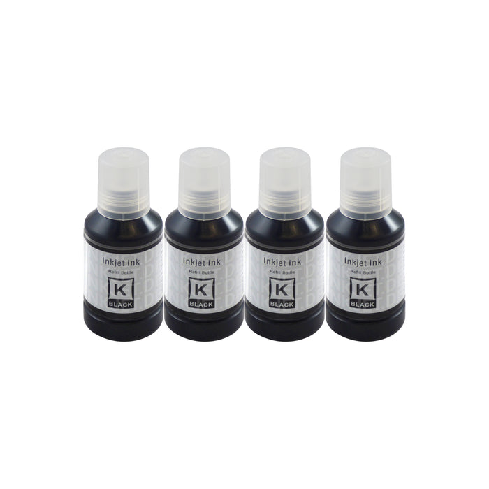 Kompatibel Epson Ecotank Tintentanks Schwarz (4 Schwarz)