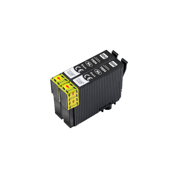 Kompatibel Epson 604XL Druckerpatronen Schwarz (2 Schwarz)