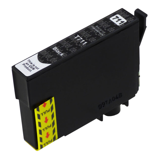 Kompatibel Epson T0711 Druckerpatronen Schwarz (1 Schwarz)