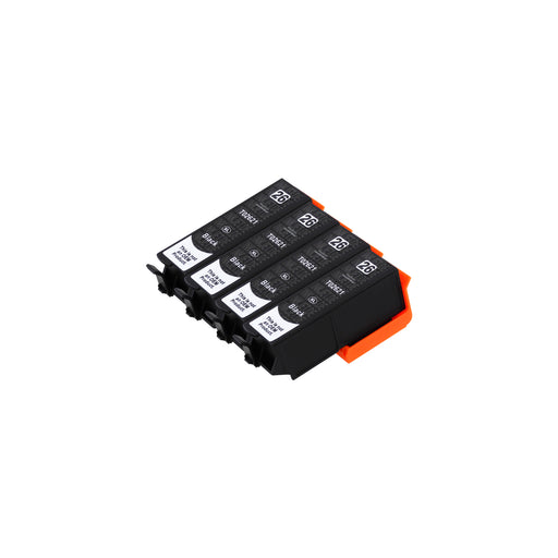Kompatibel Epson T26XL Druckerpatronen Schwarz (4 Schwarz)