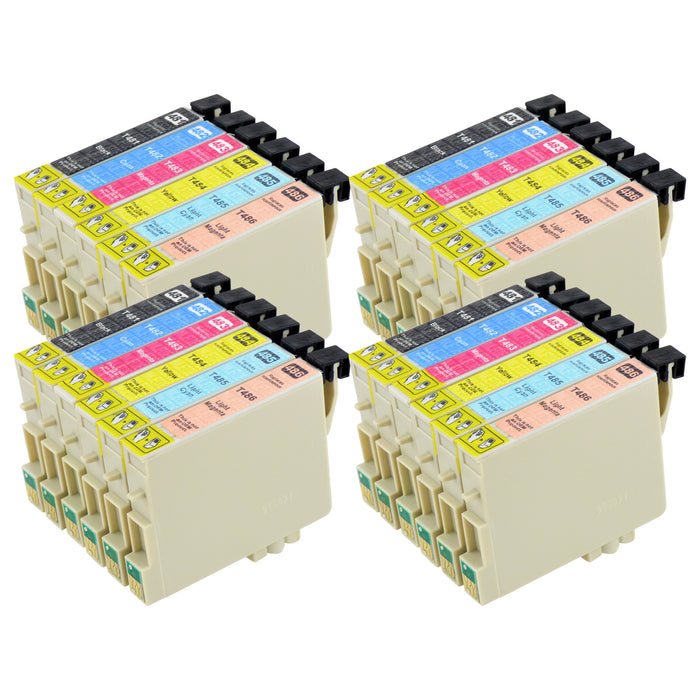 Kompatibel Epson T0487 Druckerpatronen Multipack (4 Schwarz + 20 Farben)