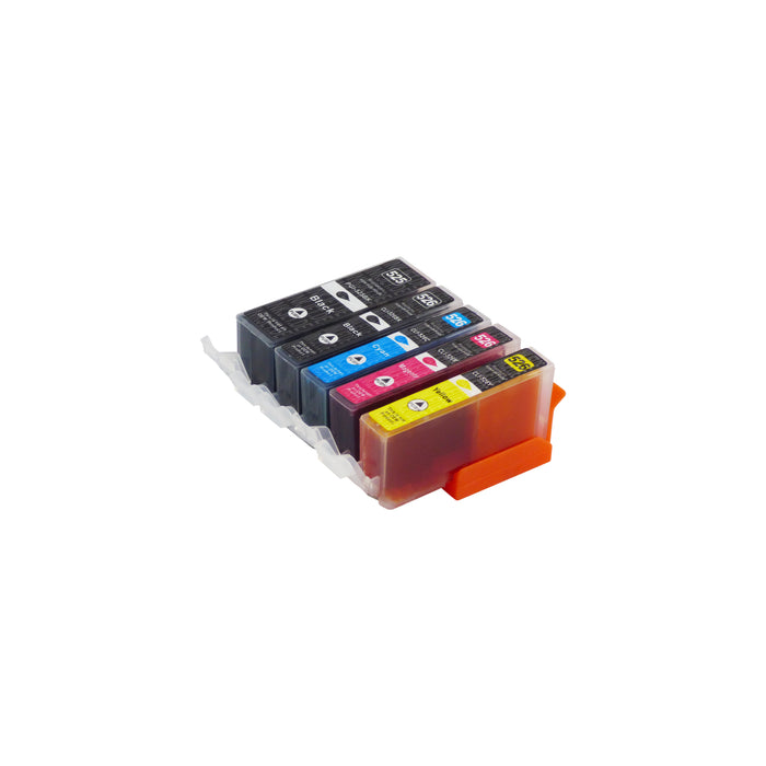 Kompatibel Canon PGI-525/CLI-526XL Druckerpatronen Multipack (2 Schwarz + 3 Farben)