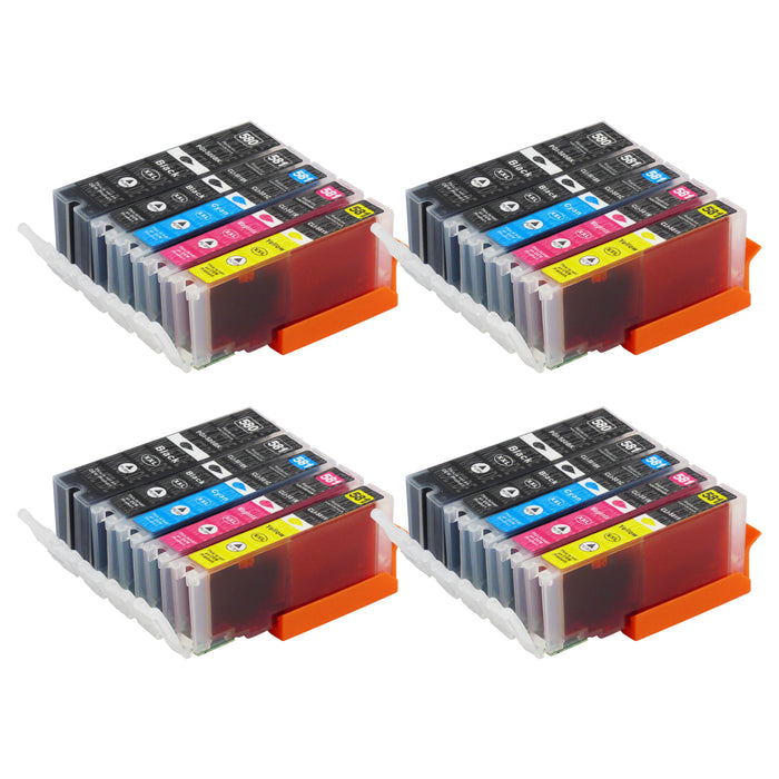 Kompatibel Canon PGI-580XL/CLI-581XL Druckerpatronen Multipack (8 Schwarz + 12 Farben)