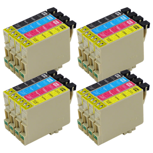 Kompatibel Epson T0556 Druckerpatronen Multipack (4 Schwarz + 12 Farben)