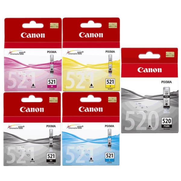 Original Canon PGI-520/CLI-521 Druckerpatronen Multipack