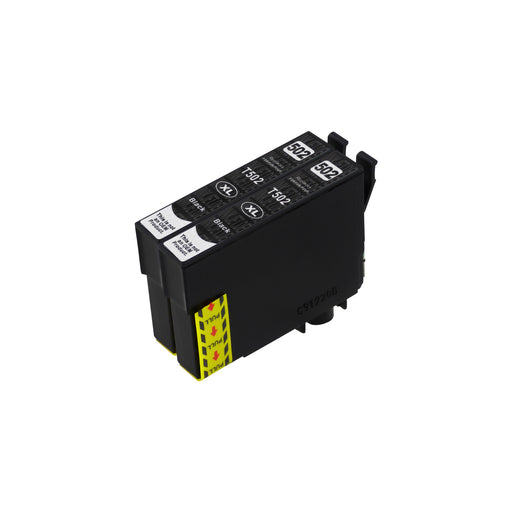 Kompatibel Epson 502XL Druckerpatronen Schwarz (2 Schwarz)