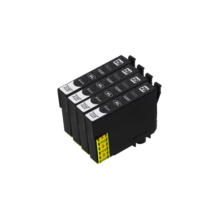 Kompatibel Epson T29XL Druckerpatronen Schwarz (4 Schwarz)