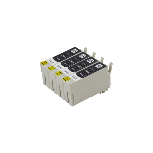 Kompatibel Epson T35XL Druckerpatronen Schwarz (4 Schwarz)